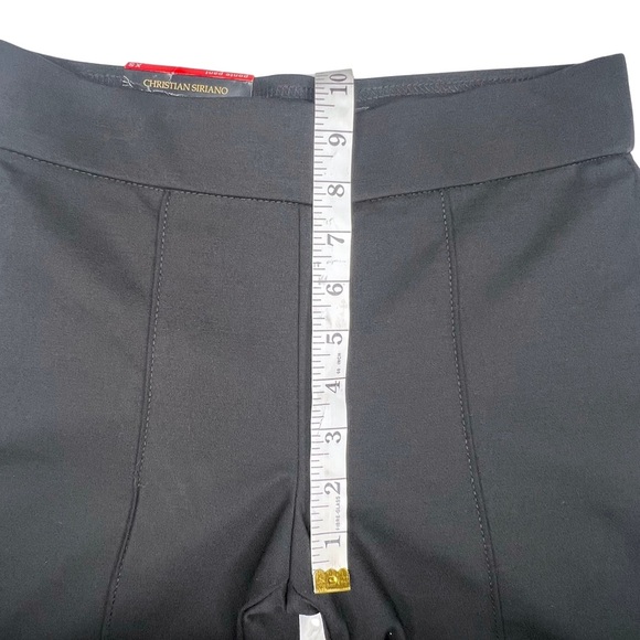 NEW Christian Siriano Ponte Pants Ankle Cropped Career Office Black XS NWT - Picture 6 of 11